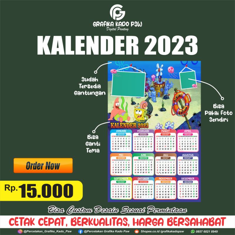 KALENDER 2023 CUSTOM