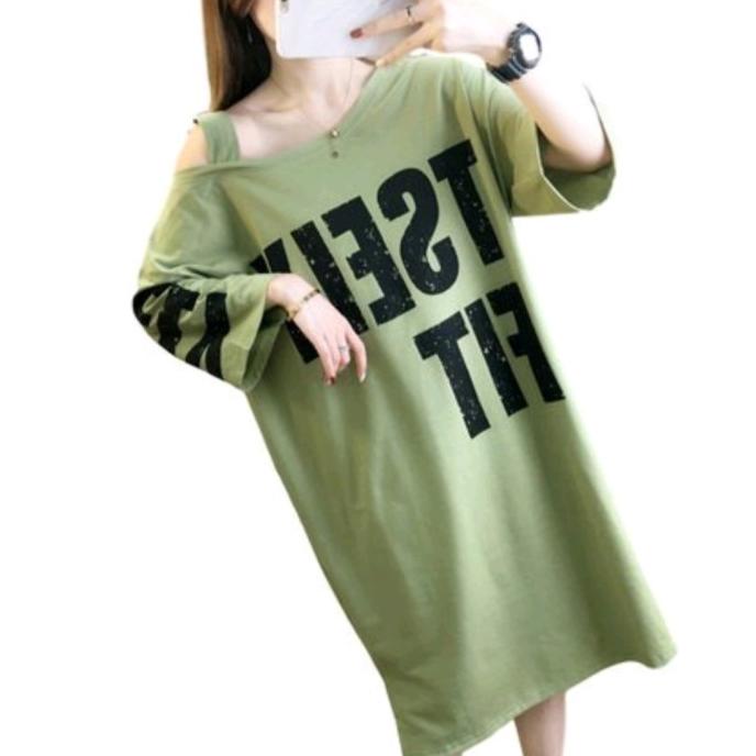 Dress Model Longgar Wanita Sabrina Import Gkf Alisyashop1