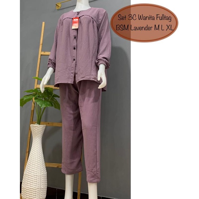 (BSM) SETELAN PANJANG WANITA 3 COINS BRANDED MATAHARI MURAH ST3C2097