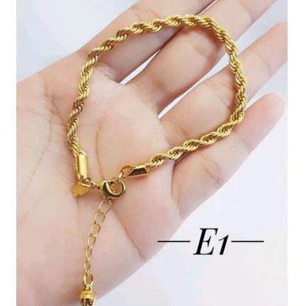Gelang Tambang Xuping Gold 2810b