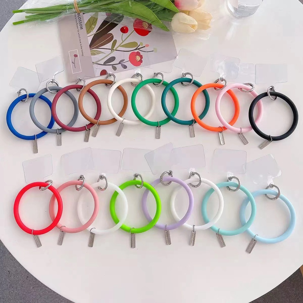 【COD Tangding】Tali Lanyard Bahan Silikon Anti Hilang Untuk Handphone Universal