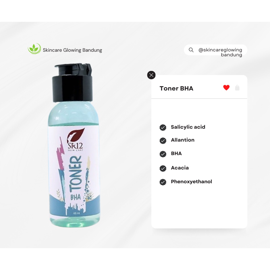 Toner Aha Bha Exfoliating Toner Face Eksfoliasi Daily Clarifying Treatment Toner Pengangkat Sel Kulit Mati Essence Toner