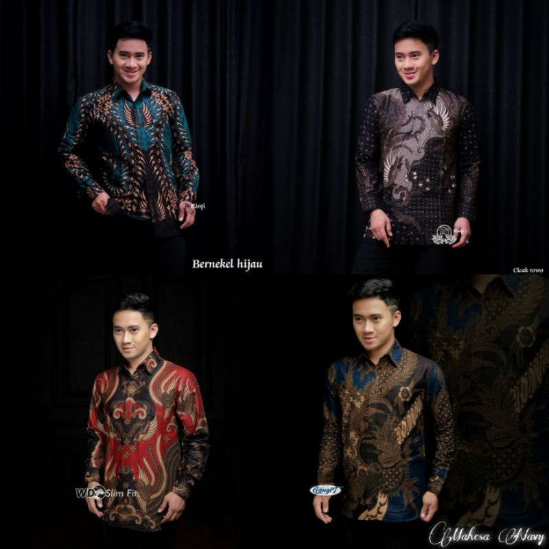 Kemeja Batik Lengan Panjang Kerja pria by Batik irro14