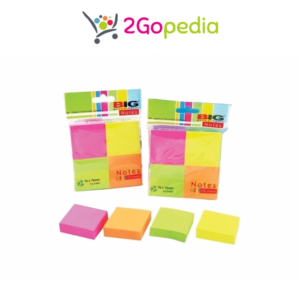 

Sticky Note Tumpuk / Pembatas / Penanda Kertas 76x76 Big Grosir Murah Atk