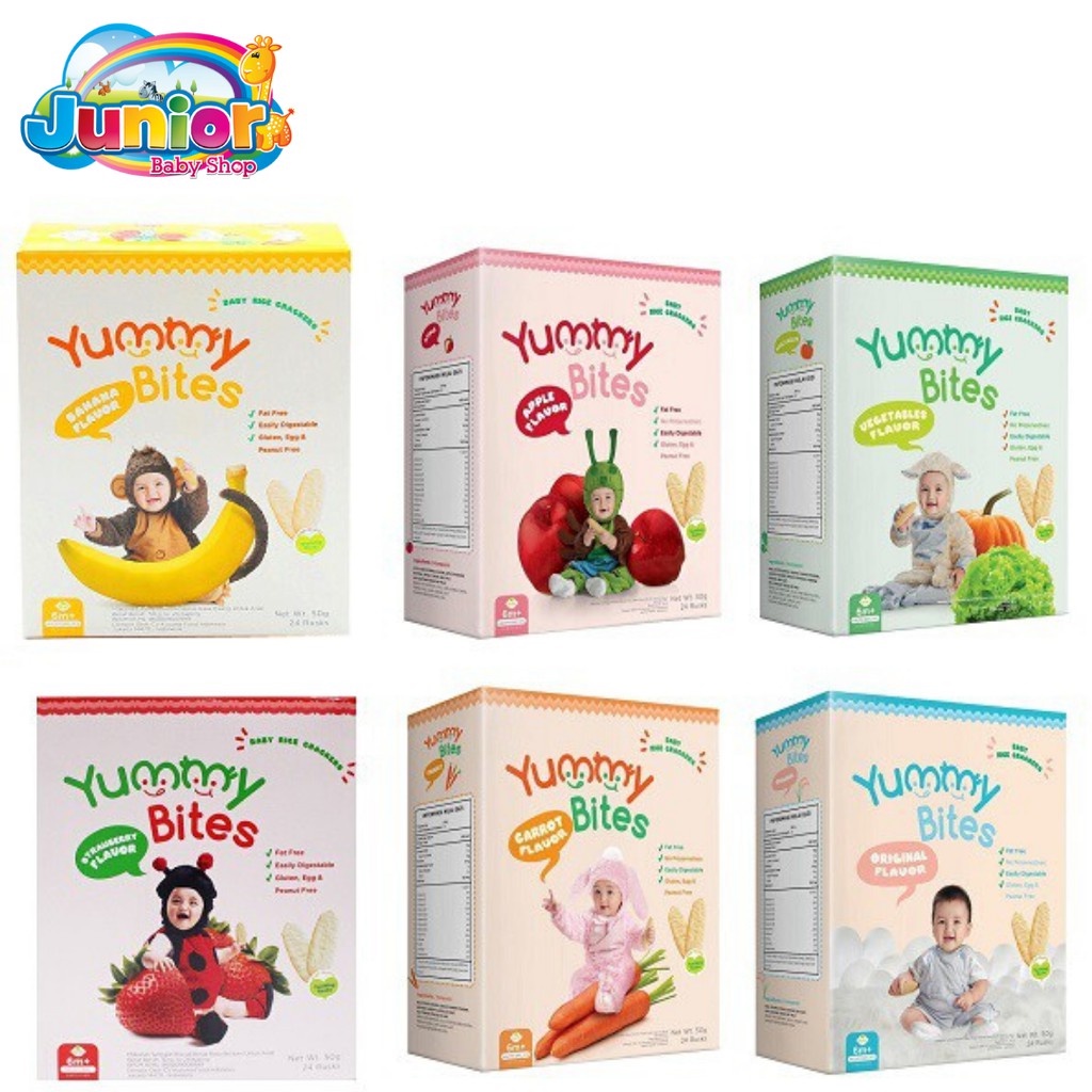 Yummy Bites Rice Crackers 50g