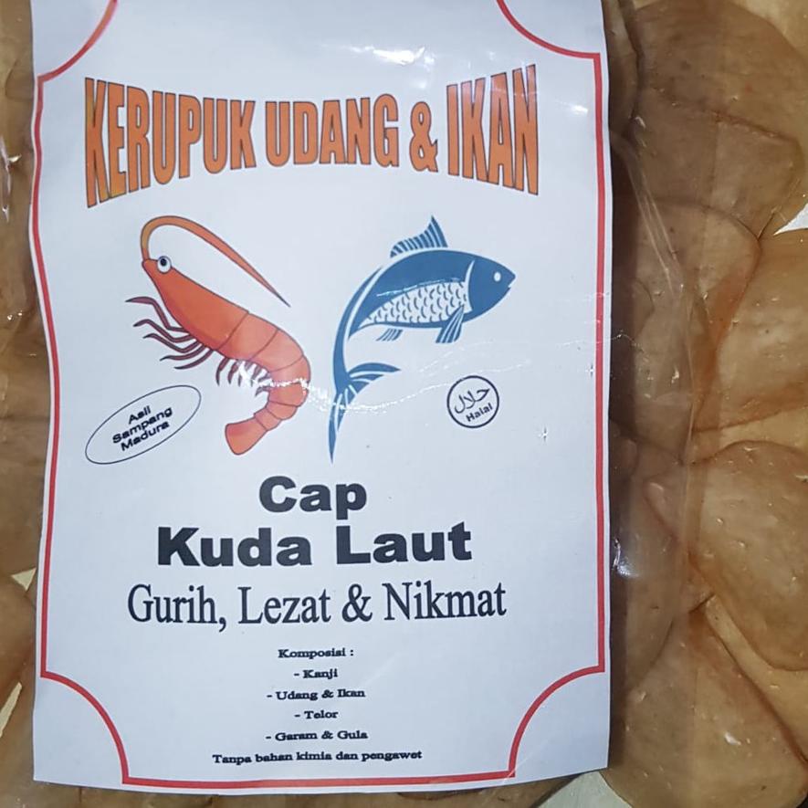 

11.11✔️Kerupuk KANCING Ikan dan Udang Asli Madura Kerupuk Mentah|KD8