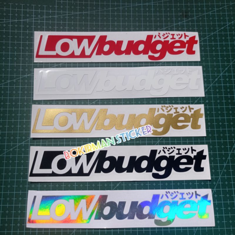 STICKER LOW BUDGET CUTTING