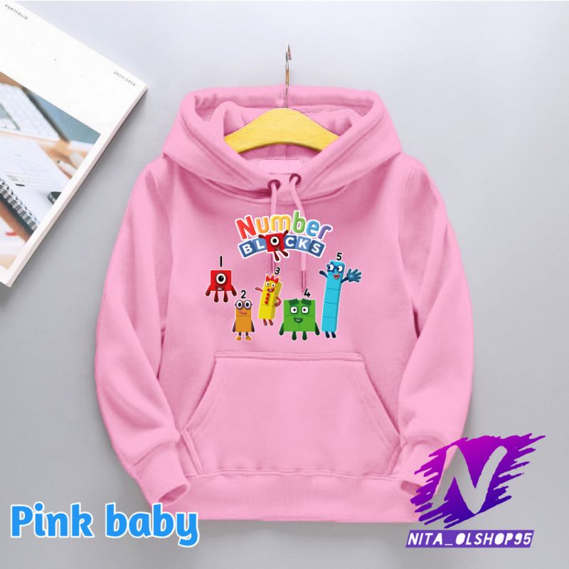 hoodie nomber blocks hoodie anak nomber blocks hoodie number block