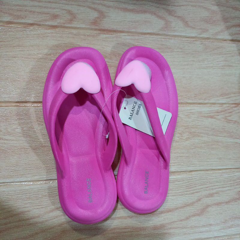 Sandal Jepit Wanita Viral Sandal Jepit Karet Jelly Terbaru Motif Love Sandal Karet Import Wanita BALANCE 9001+3