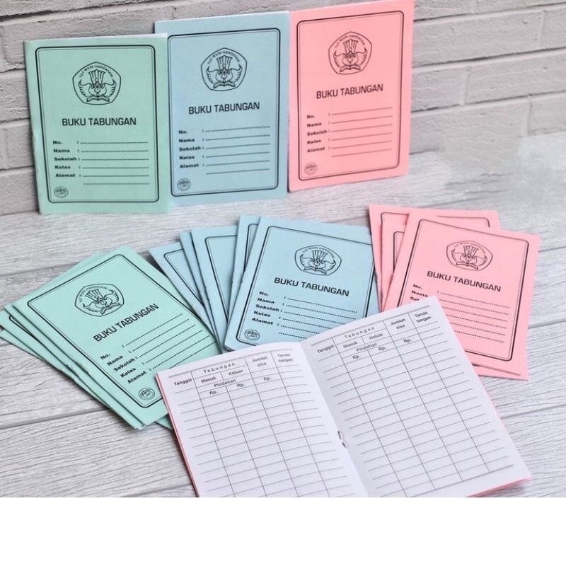 

Buku Tabungan Kecil Tabungan Sekolah isi 10Halaman