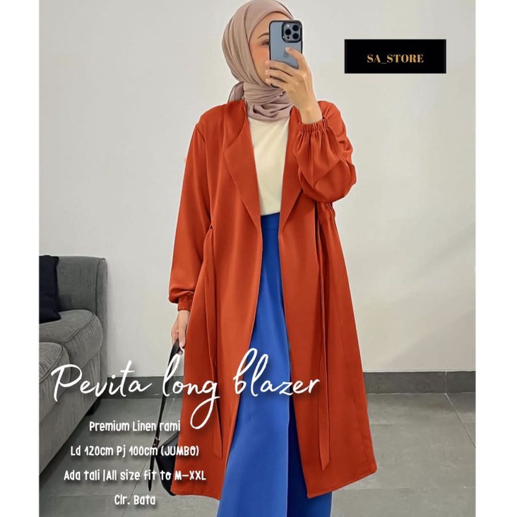Pevita long blazer
