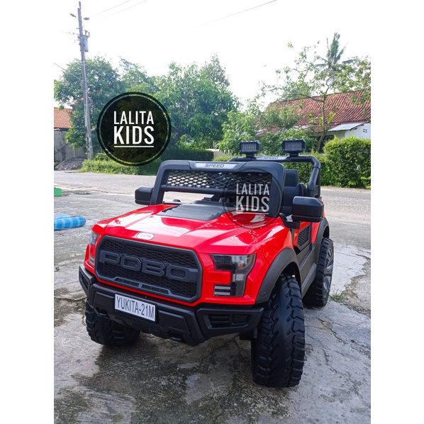 MOBIL AKI BESAR || YUKITA 21M JEEP LANDER || MOBIL AKI 12 VOLT MURAH BAN KARET