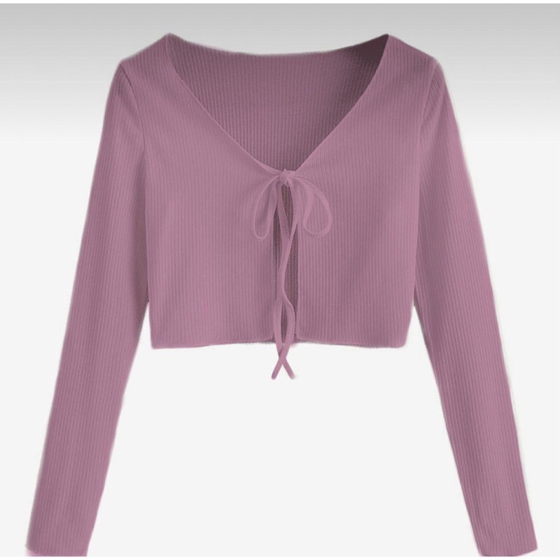 BEFAST - ZFS OOTD Cardigan ELISA / CRISTA RIBBED KNIT CARDIGAN OUTER / Cardigan Crop Wanita Keluaran Terbaru / Outer Kekinian remaja ABG / Fashion Wanita Ala Style Korean / Cardigan Crop Polos / Pakaian Casual Wanita / Outer Crop Lengan Panjang Terlaris