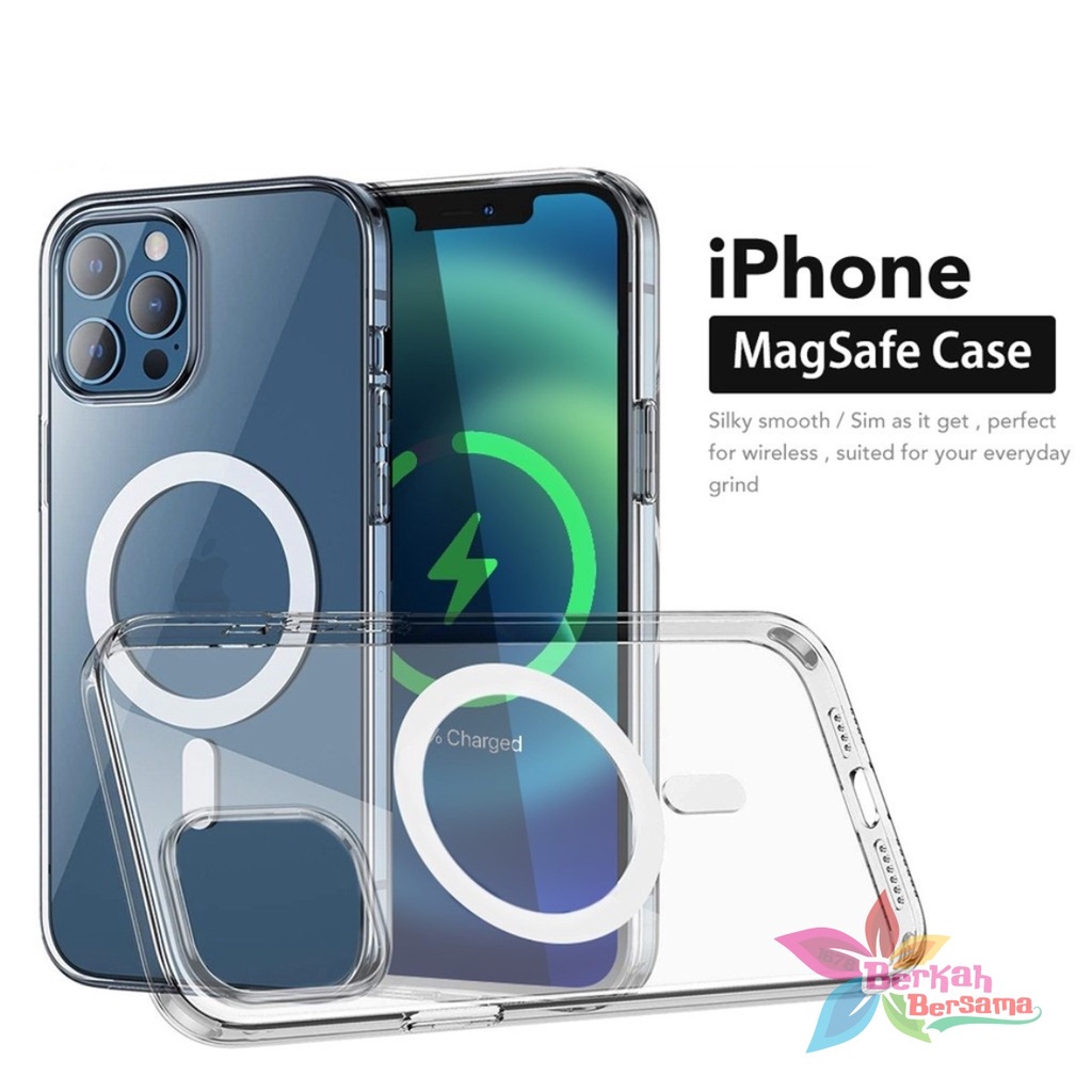 MAGSAFE CASE MAG SAFE IP MAGNET CLEAR HYBRID BUMPER CASING For Iphone 7+ X XS XR XS MAX 11 12 13 15 PRO MAX 14 PRO MAX PLUS BB7252