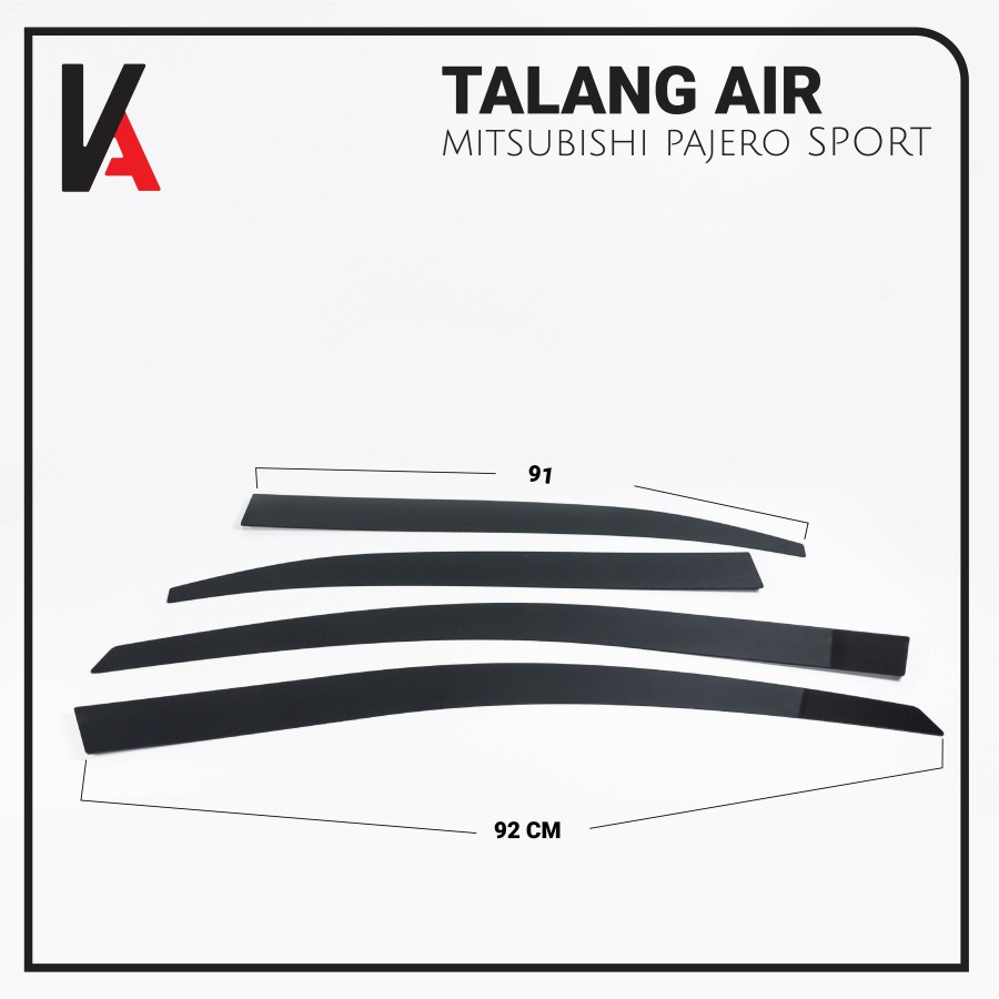 TALANG AIR PINTU MOBIL MITSUBISHI PAJERO SPORT MODEL FLAT HIGH QUALITY