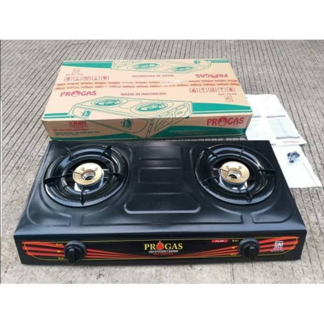 Kompor Gas Progas Dua Tungku