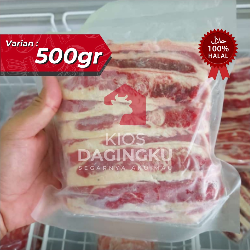 

Beef Slice SHORTPLATE @500gram /SHABU/GRILL/YOSHINOYA/YAKINIKU