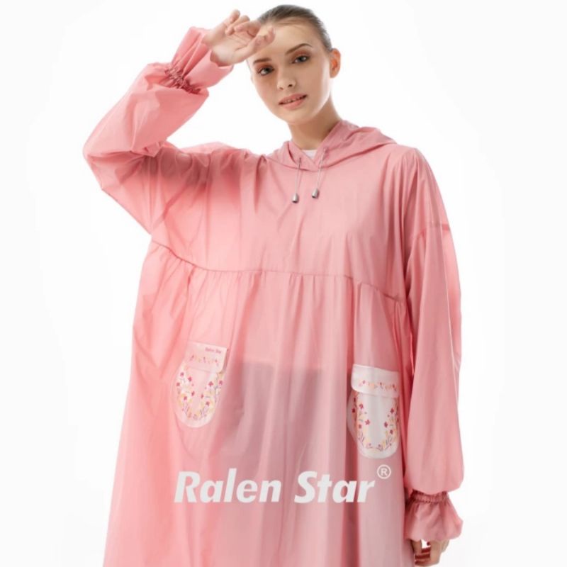 Jas Hujan Wanita Rok Gamis Medira Ralen Star 66025