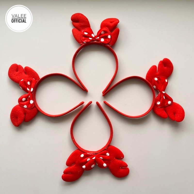 BANDO NATAL CHRISTMAS / DEKORASI AKSESORIS NATAL / BANDO NATAL MOTIF KARAKTER