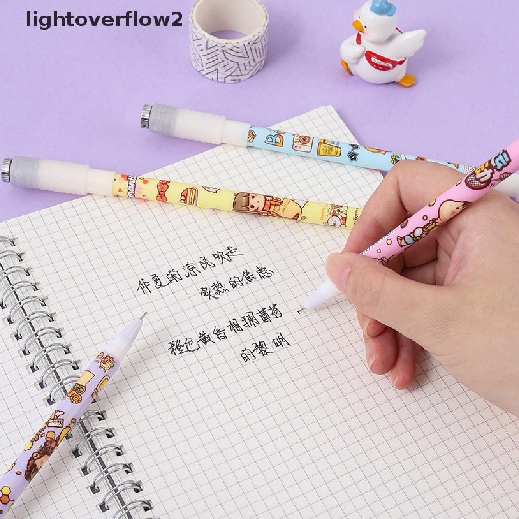 (lightoverflow2) Pulpen Gel Luminous Anti Slip Untuk Anak / Dewasa