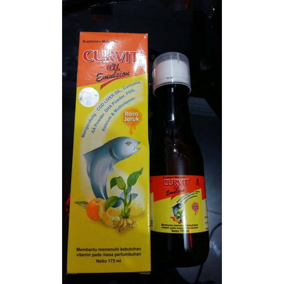 CURVIT CL EMULSION 175 ML MENAMBAH NAFSU MAKAN DEWASA DAN ANAK ORI