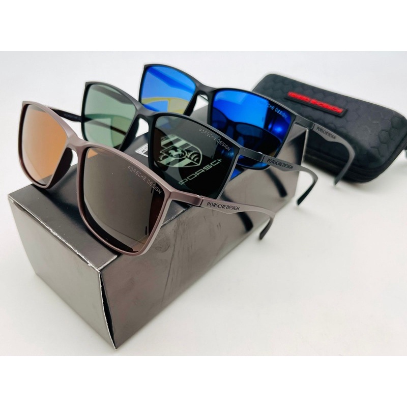 Sale!! Sunglasses Pria - Kacamata Hitam Porsche Design 8722 Polarized- kacamata pilot keren mewah