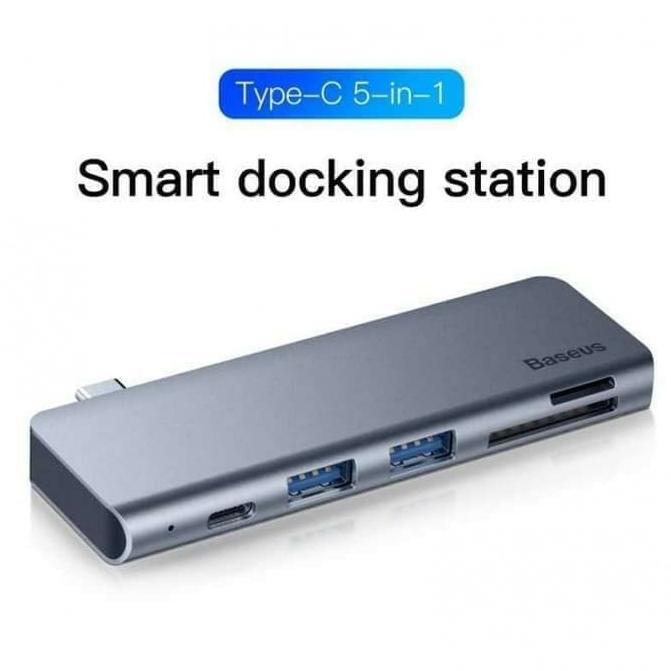 BASEUS USB C 5IN1 HUB ADAPTER 3.0 SD MICRO TF PD NEW MACBOOK AIR TOUCH always ready