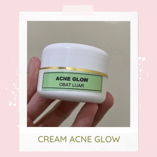 CREAM ACNE GLOW LABEL HIJAU | MENGHILANGKAN JERAWAT|GLOWING