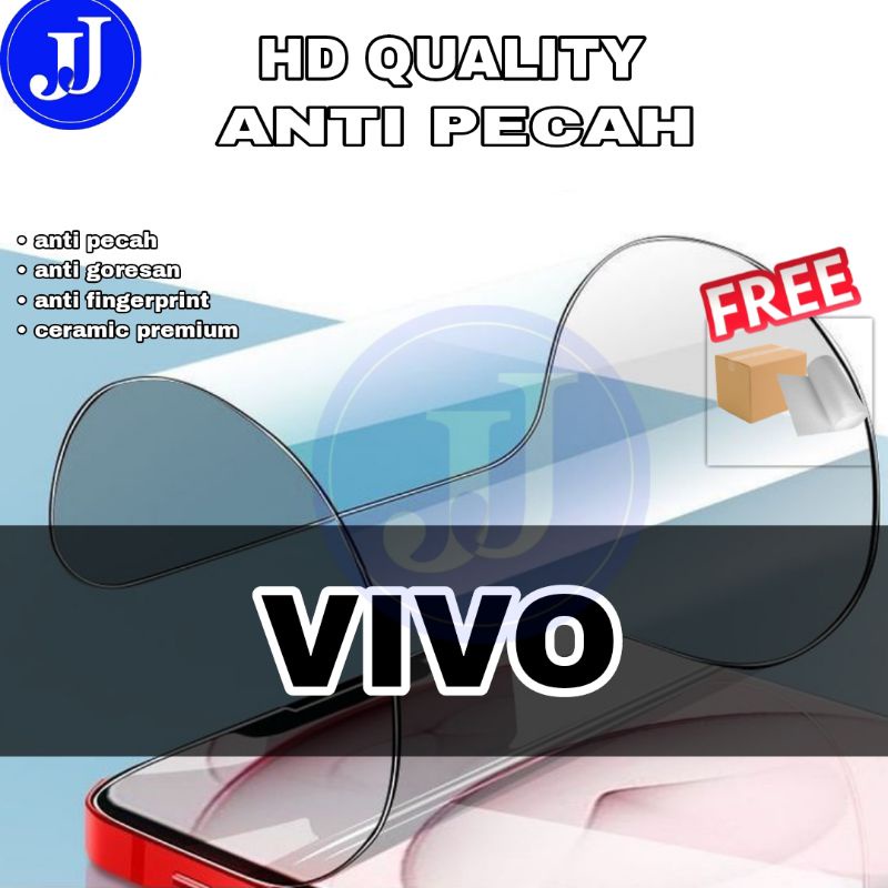 TEMPERED PELINDUNG ANTI GORES ANTI PECAH CLEAR VIVO Y11 Y12 Y15 Y17 Y19 Y12I Y1S Y91 Y93 Y95 Y91C Y81 Y69 Y53 Y55 S1 S1 PRO Z1 Z1 PRO T1 5G Y55 Y50 U50I Y30 Y30I V5 V7 V9 V11 V11I V11 PRO V17 V17 PRO V19 V15 V15 PRO V20 V20SE V21 V21E V23E V25 Y36 V27E