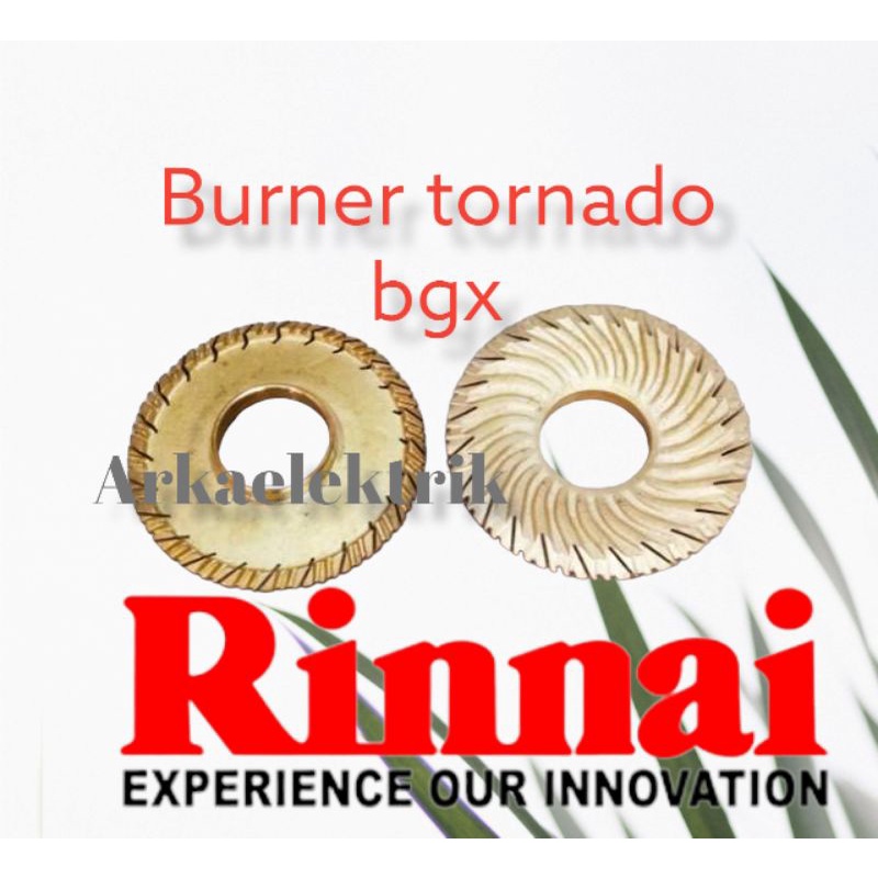 Burner Kuningan Tornado Kompor Gas Rinnai RI-602BGXRI-712BGX RI-712TG