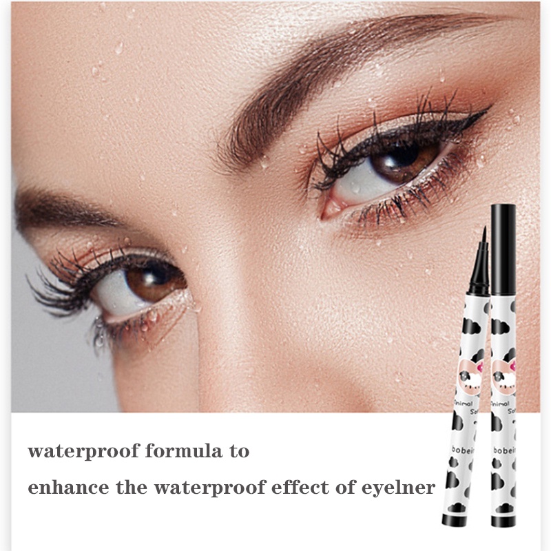 Black【Hitam】Waterproof Make Up Eyeliner Pensi Pen