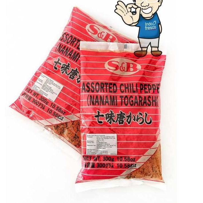 

READY ✅S&B Assorted Chili Pepper- Nanami Togarashi- Bubuk Cabai- Cabe Bubuk 300g|SQ8