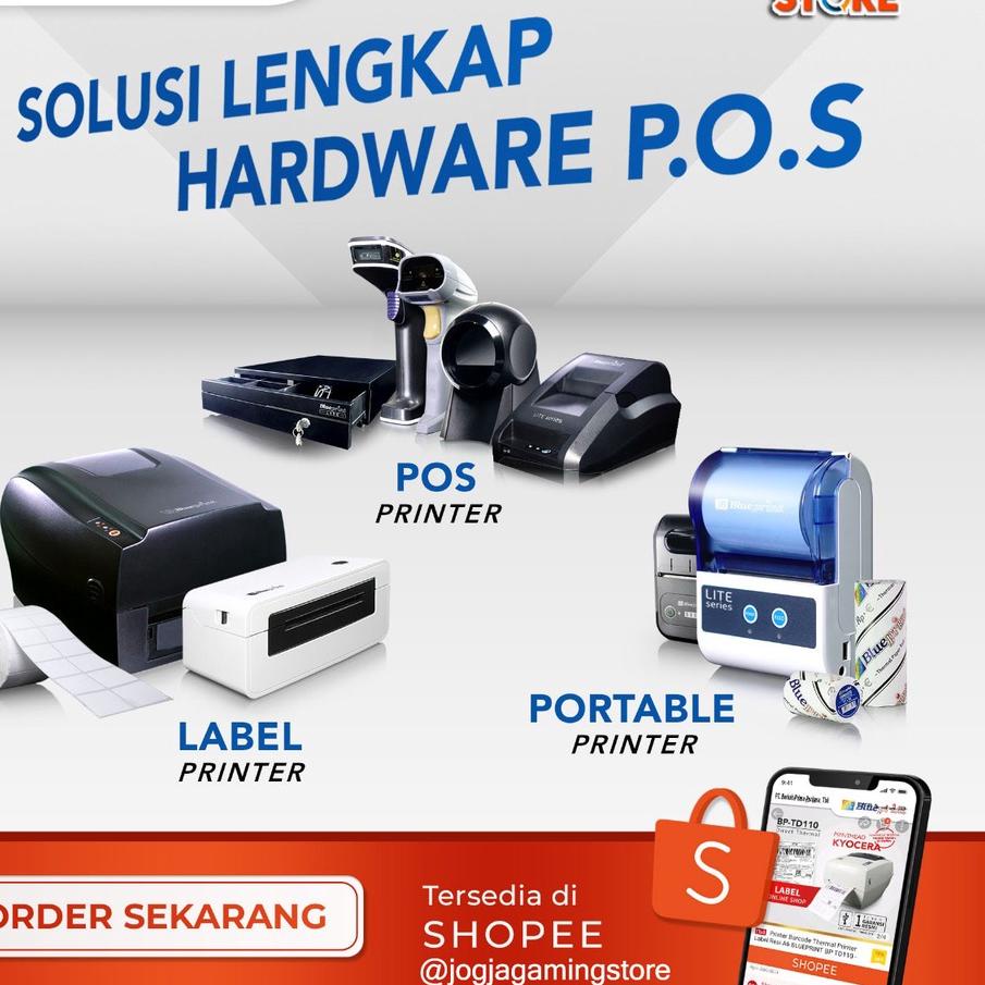

Flash Sale - Direct Thermal Sticker Label Online Shop BLUEPRINT 78x100 mm isi 300Pcs ,,