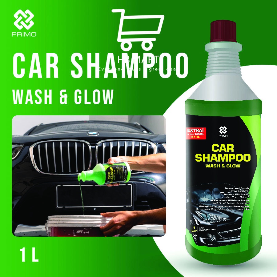 Jual Shampoo Cuci Mobil PRIMO WASH & GLOW 1L Shopee Indonesia
