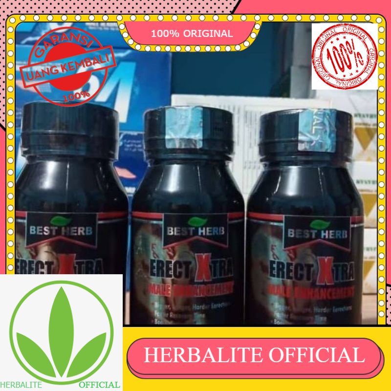 100% ORIGINAL ERECT XTRA ASLI OBAT STAMINA PRIA ERECT XTRA ORIGINAL USA TERLARIS BEST SELLER