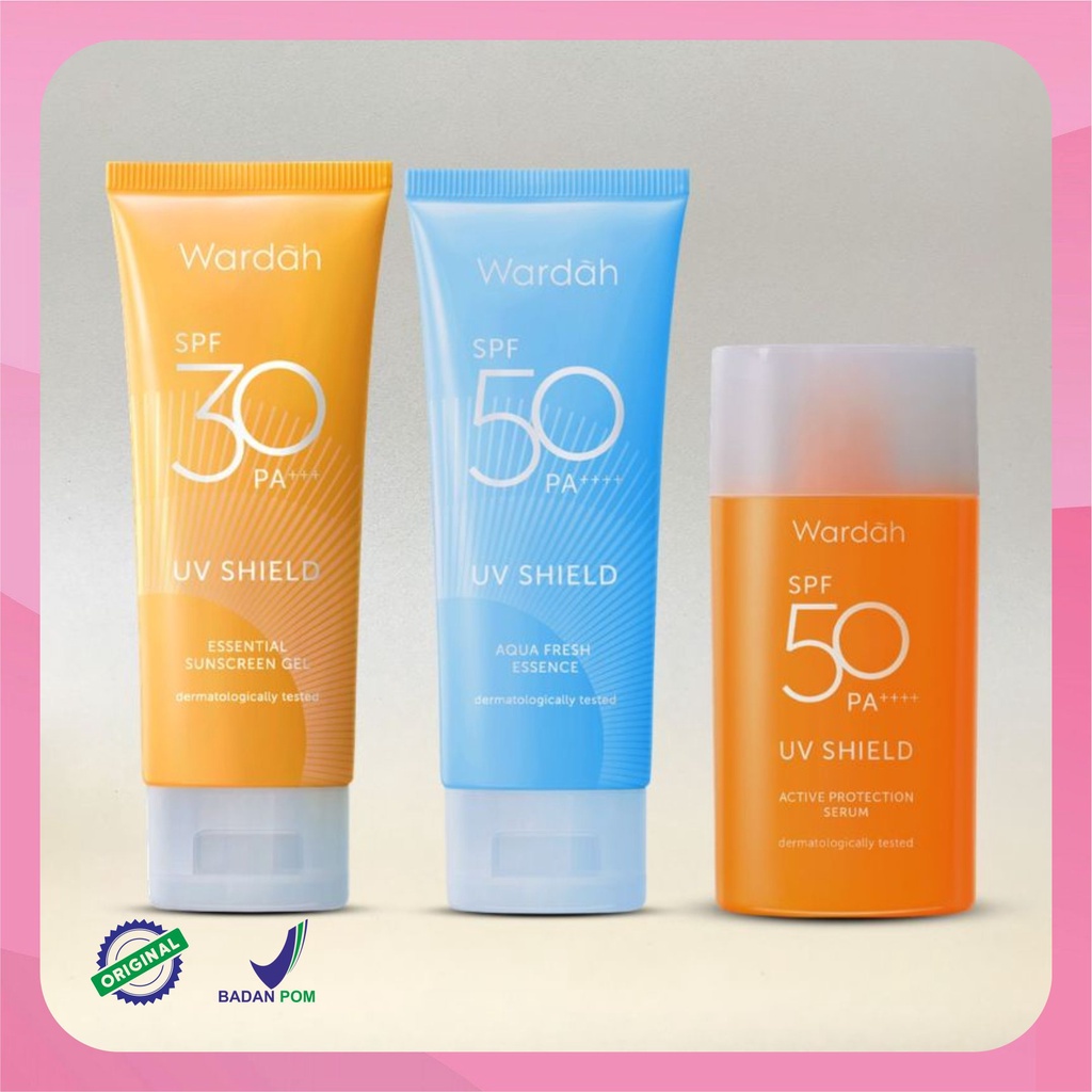 Wardah Sunscreen UV Shield Gel Stick Waterproof Aqua Essence