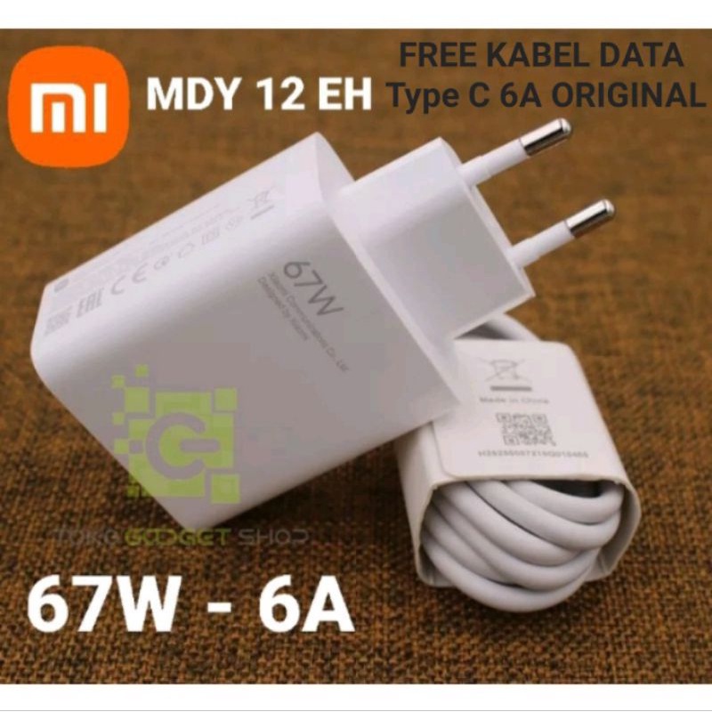 ADAPTOR XIAOMI 67W MDY 12 EH TURBO CHARGE
