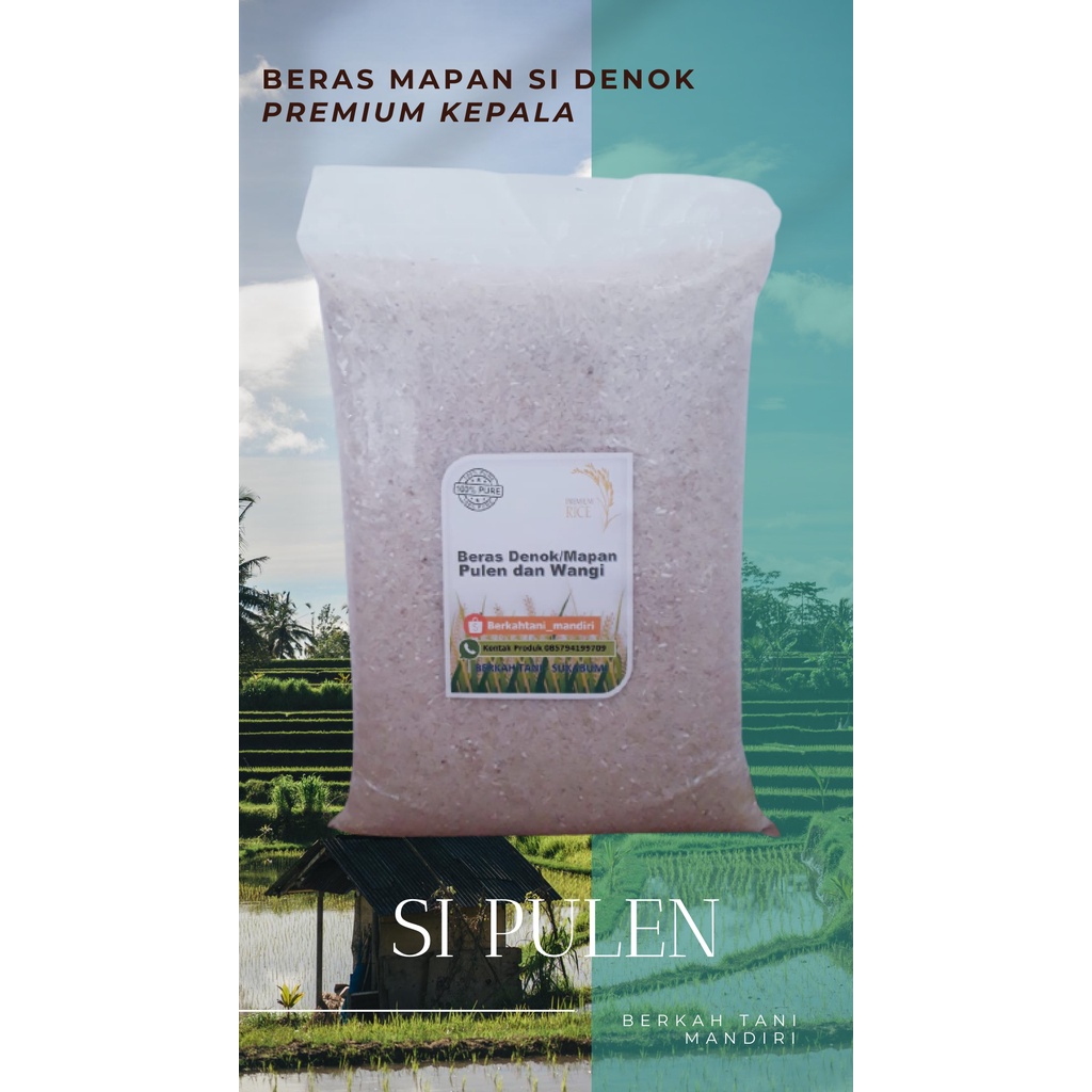 Berkah Tani Beras Premium 9,5 Kg | sidenok Mapan P 05  | Pulen Wangi