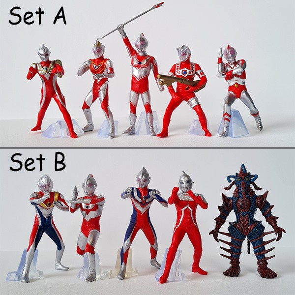 Trendi Set Figure Mainan Anak Ultraman Ultra Man Zero King Max Ultraman Geed Bagus