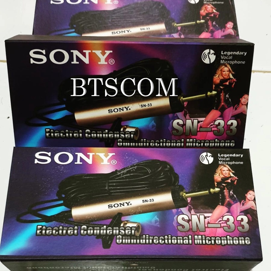 Mic Jepit kabel Sony SN33 sony SN 33