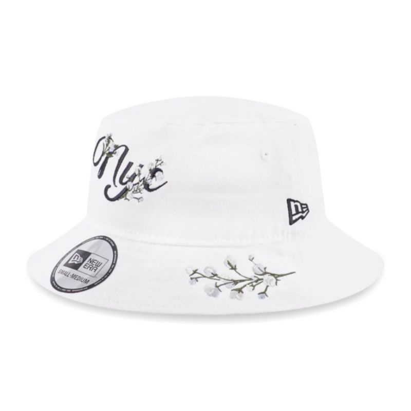 Bucket Hat New Era Cap NYC Tapered Rose White Original