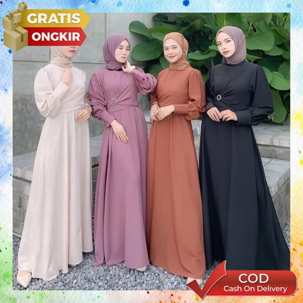Dres Kekinian Dress Remaja Terbaru Gami Fashion Murah Syari Syar I Syarii Import Bju Ghamis Impor Ba