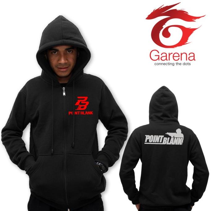 Jaket Hoodie Sweater Point Blank Sweatshirt Zipper