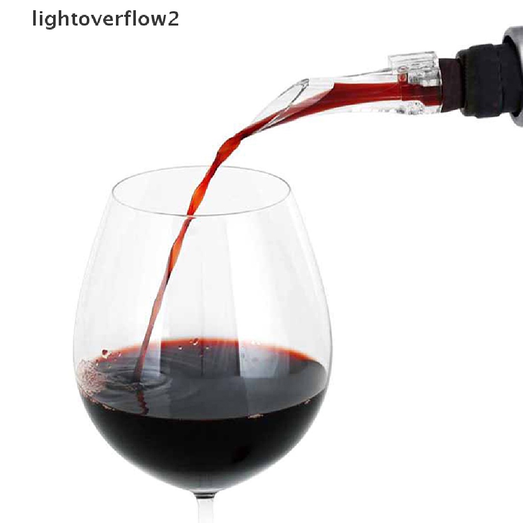 (lightoverflow2) Corong Tuang Wine Portable Bahan Akrilik