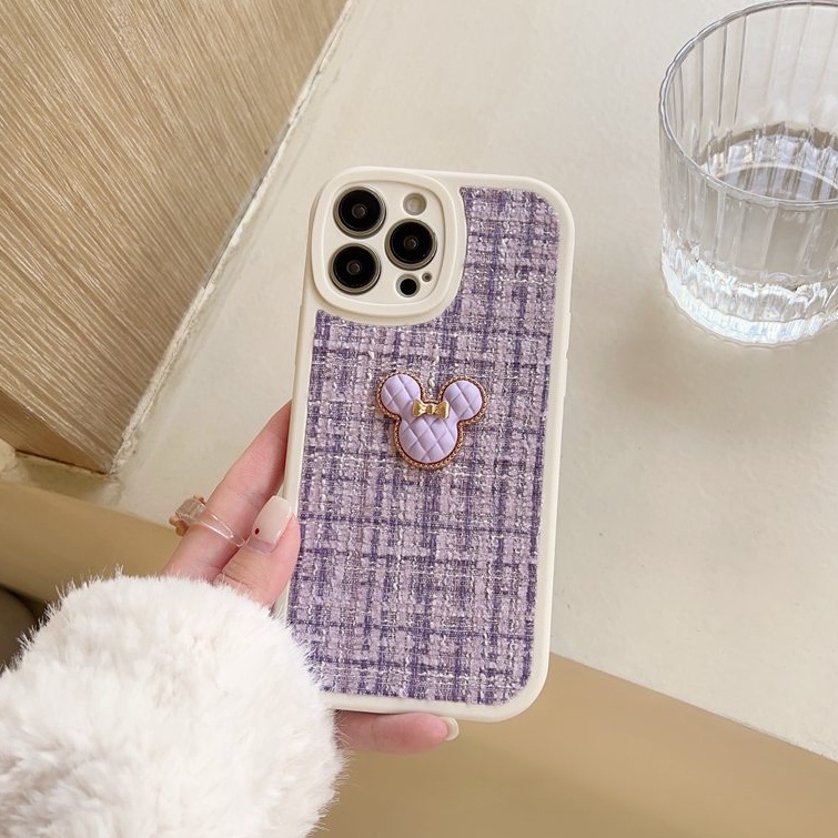Soft Case Motif Minnie Mouse Untuk IPhone 6S Plus 7 8 Plus SE 2020 X XR XS Max 7 + 8 + 11 12 13 Pro Max