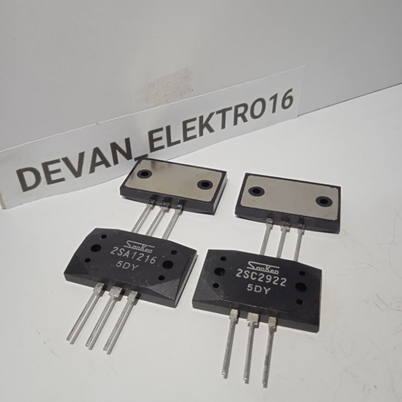 transistor sanken 2sa1216 2sc2922 5dy tr sanken 2sc2922 2sa1216 original new