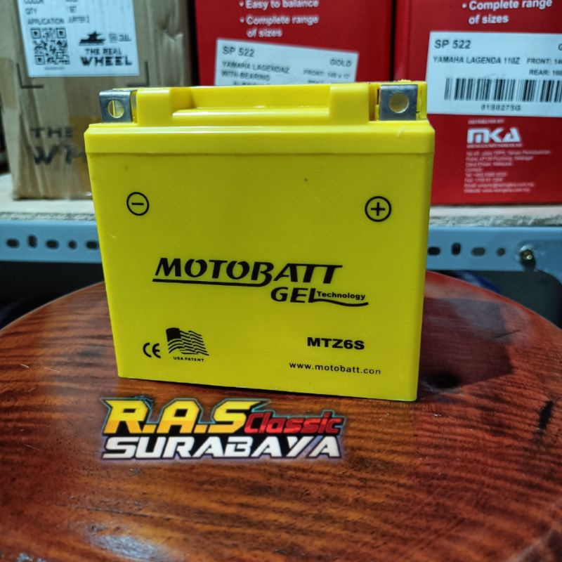Aki Motor Motobatt Aki Motobatt Ori MTX 6S