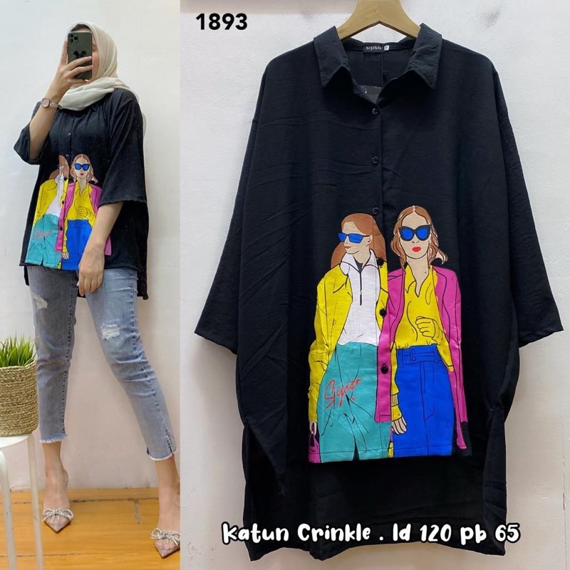 kemeja katun crinkle zara kemeja zara wanita