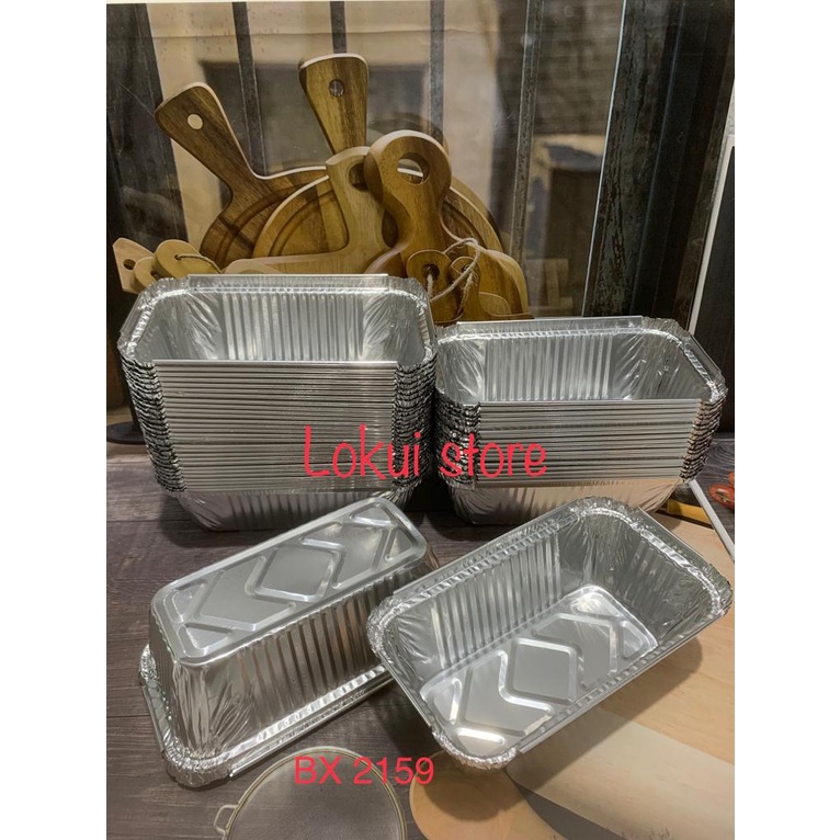 WADAH ALUMINIUM TRAY BX-2159 500ML  - WADAH ALUMINIUM FOIL TRAY BX 2159