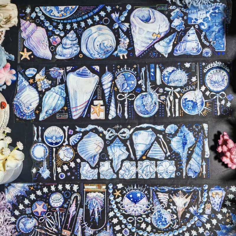 

Deer Studio Blue Shells PET Tape